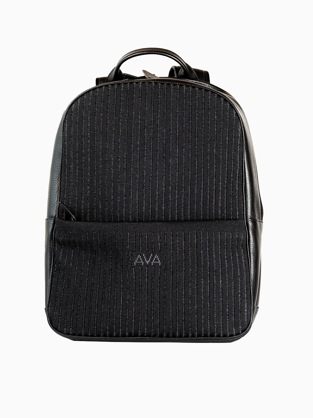 Mochila Ava Rute Preta canelada